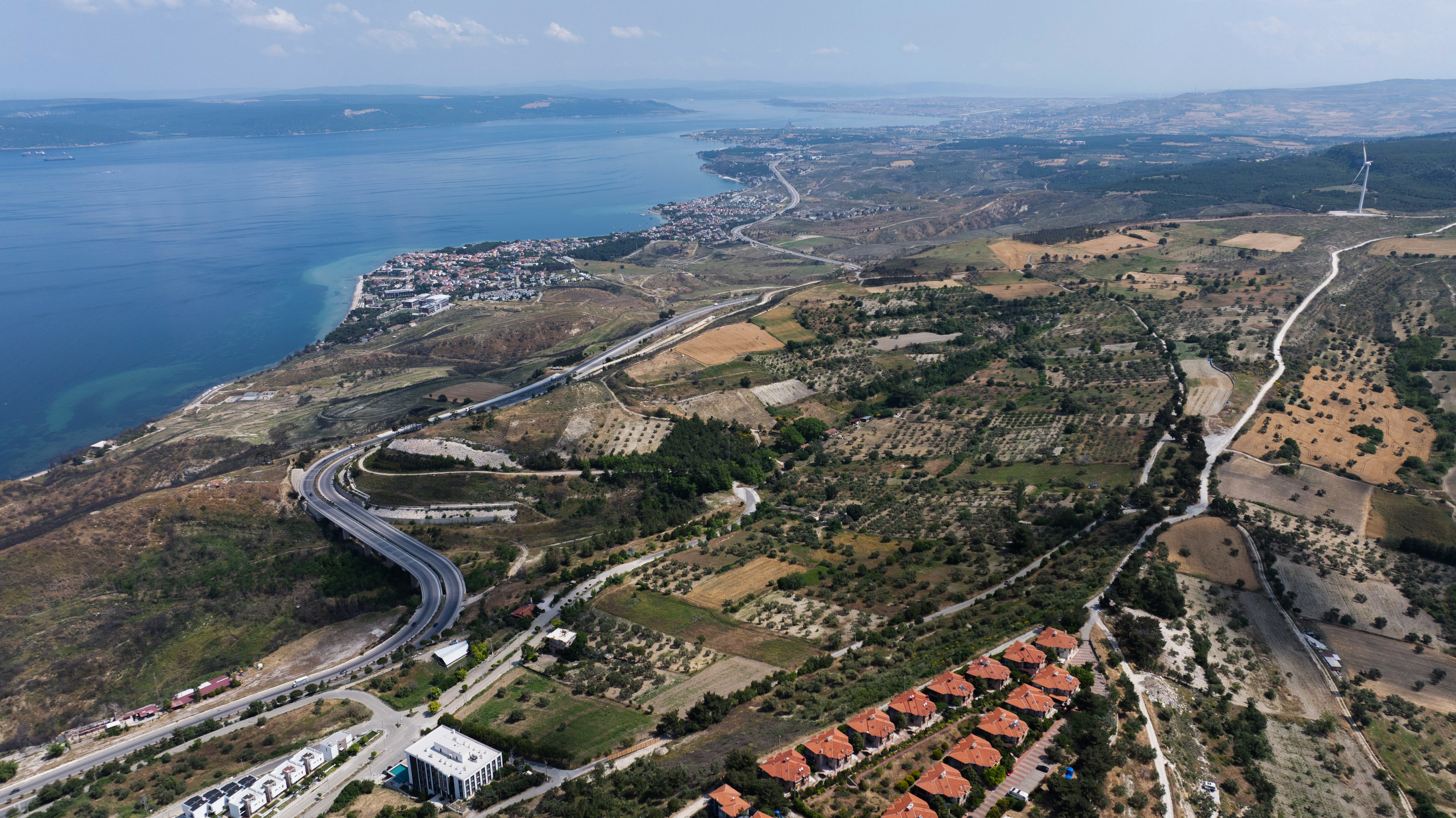 Çanakkale İntepe hava görünümü