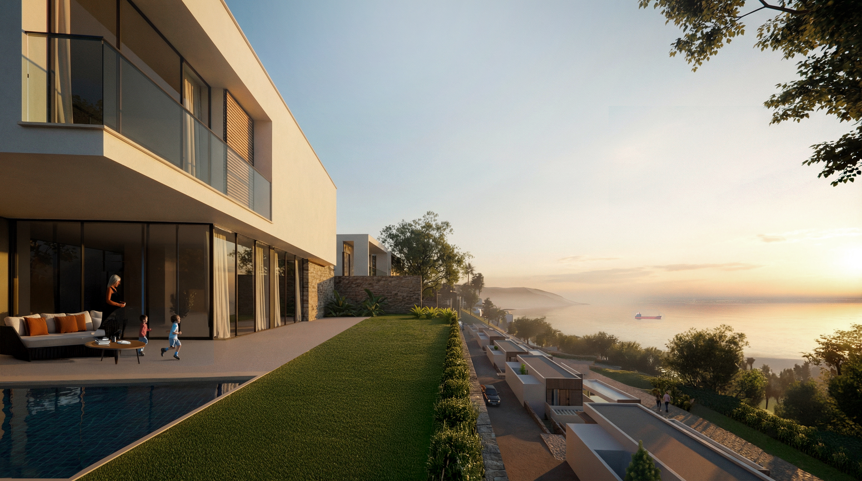 Nora Aria deniz manzaralı villa
